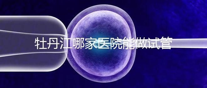 牡丹江哪家醫院能做試管嬰兒？過來這里看答案