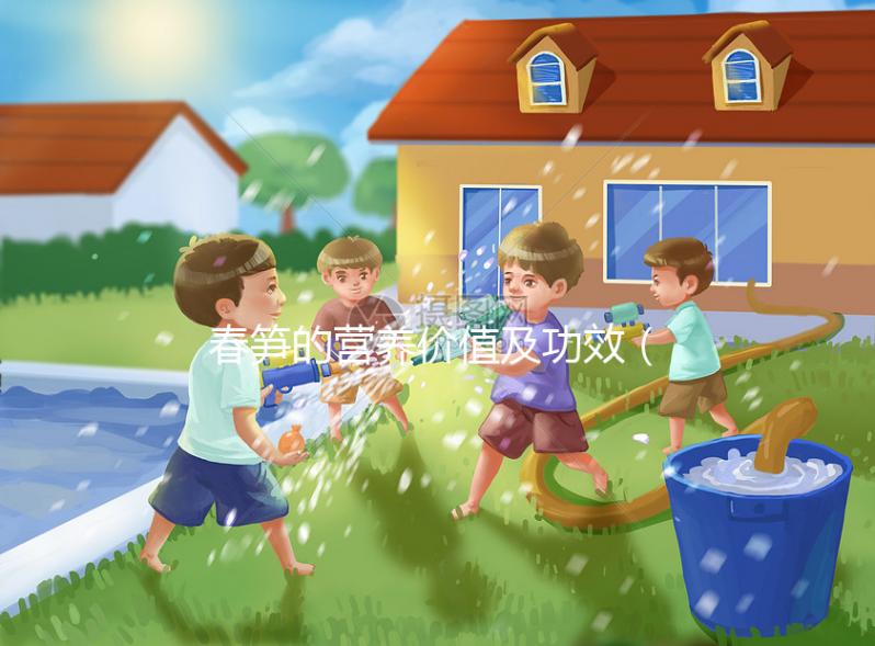 春筍的營養(yǎng)價值及功效(春筍的營養(yǎng)價值及功效與作用)